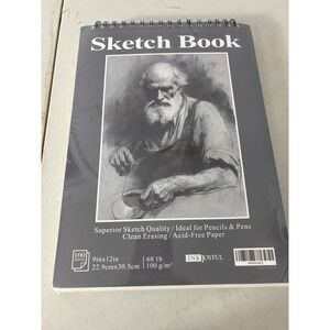 Ink Joyful Sketchbook, 9inx12in, 100 Sheets, Superior Quality, Pencils & Pens